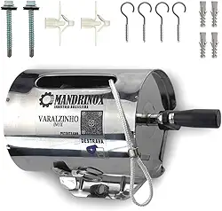 Varal Recolhível Retrátil Inox 30 Metros Mandrinox