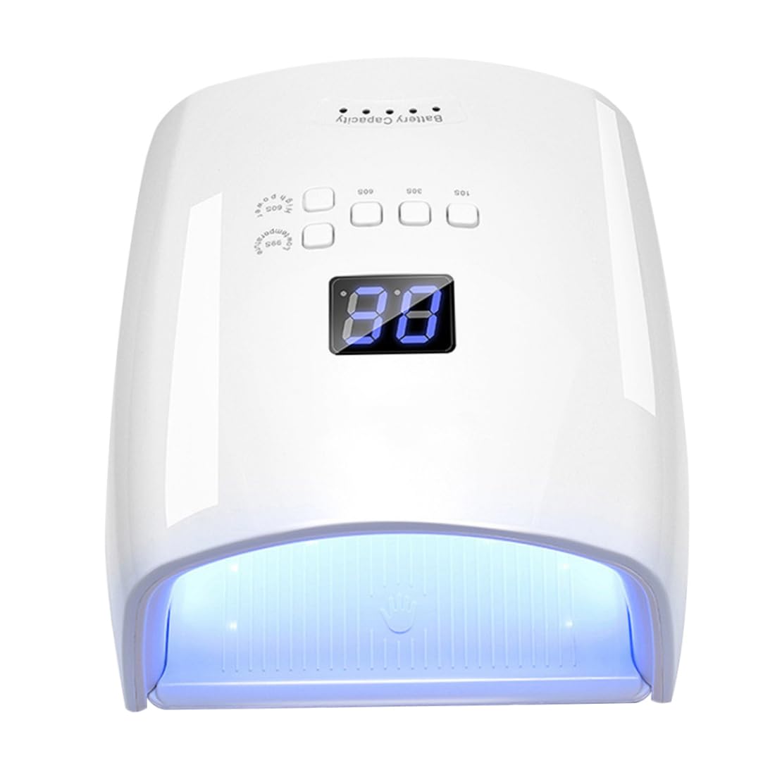 Lámpara de clavo de LED UV 48W 30 LED Selector de uñas inalámbrico esmalte de gel recargable Curación blanca, lámpara de clavos LED LED