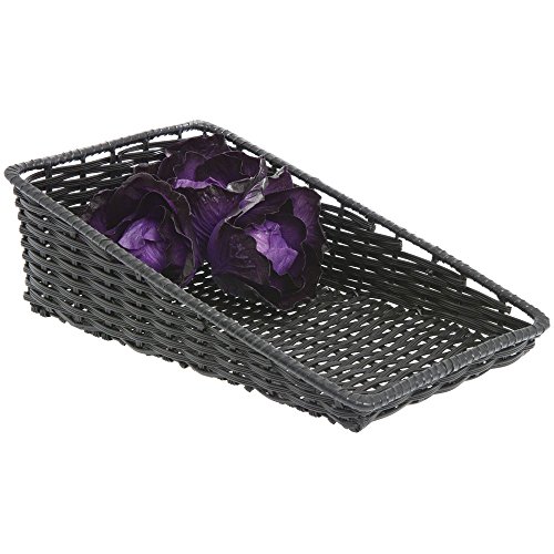 Hubert K423-20FT BLK Tapered Black Produce Basket thumb #4
