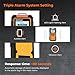 Gas Leak Detector 4-in-1 (H2S, EX, O2, CO) - Reliable Home and Workplace Safety Monitor with Precise Detection - Rechargeable, Rugged Build, Instant Alerts - Temperature Range: 14°F to 131°F