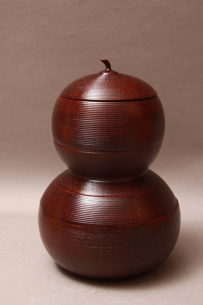 千成金瓢箪 豊太閤縁起 菓子器 煙草入 好 玉泉堂 福井圀雄 共箱 漆器 新品 千成金瓢箪 豊太閤縁起 菓子器 煙草入 好 玉泉堂 福井圀雄 共