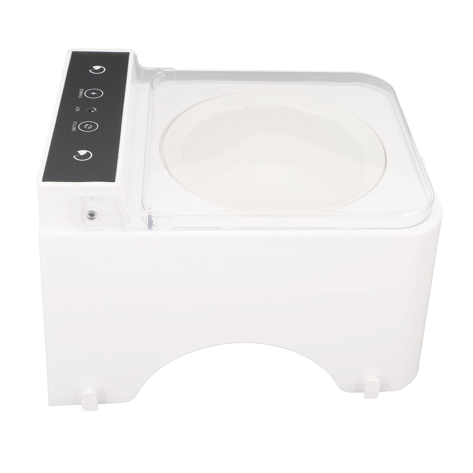 Fabater Alimentatore Automatico per Gatti, Rilevamento Intelligente Previene l'eccesso di Cibo Ciotola per Cibo per Gatti Elevata, Set di Ciotola per e Acqua per con Coperchio Trasparente per
