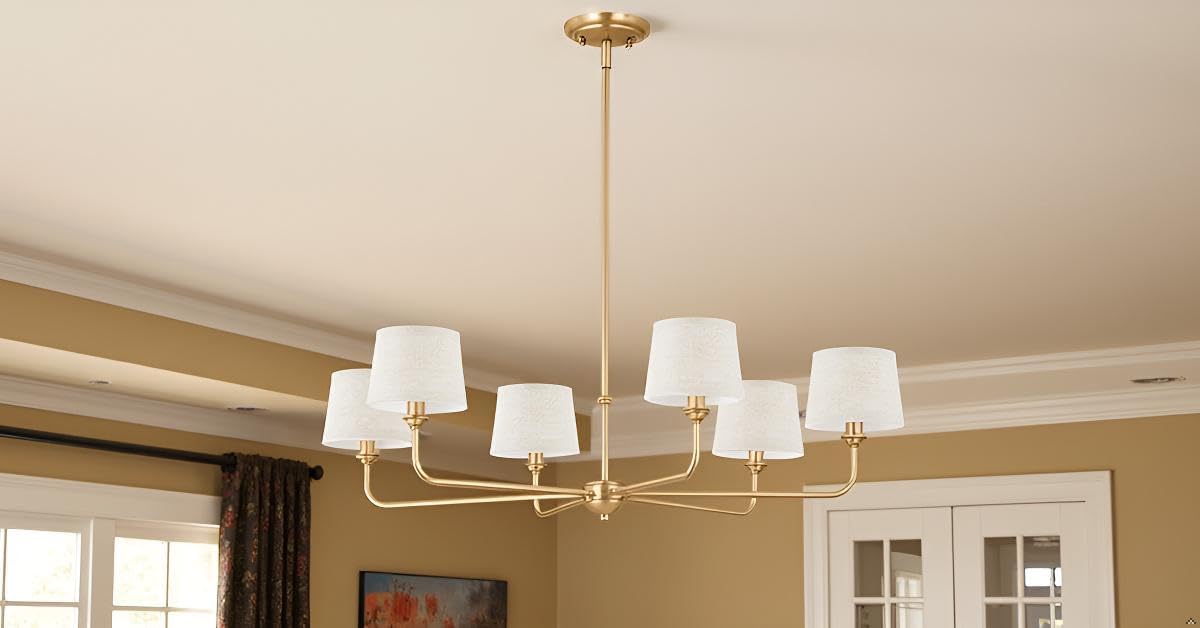 Aspen Creative 51032, Hardback Empire Transitional Clip-On Mini Small Shade in Flaxen Linen Fabric, 5" Top x 6" Bottom x 4-1/2" Slant