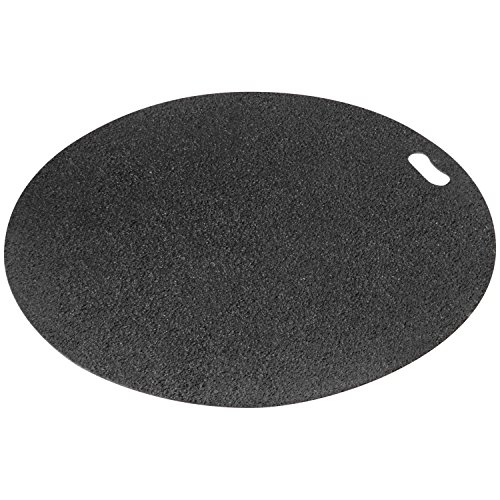 Diversitech Original Grill Mat - BBQ Floor Mat - Put Under Gas Grill, Fryer, Fire Pit - Protects Decks and Patios - 30 Inches - Round - Gray
