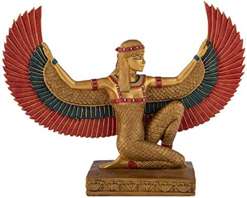 lachineuse Large Winged Isis Statue  Egyptian Goddess of Fertility