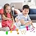 Gamie 12 Set Mini Monkey in a Barrel Keychains for Kids - Retro Fidget-Friendly Toys with 10 Monkeys in Each Barrel - Jungle Party Favors - Fun Piñata Stuffers - Party Supplies for Children