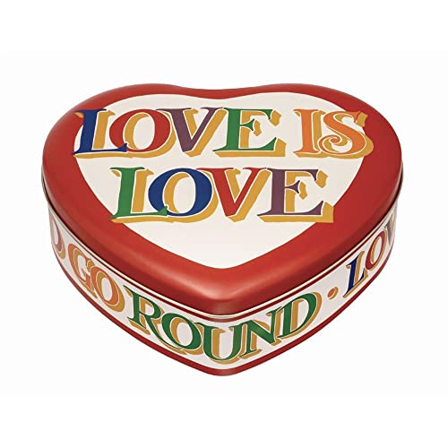 Elite Gift Boxes Emma Bridgewater Brighter World Large Heart Valentine Love Heart Shaped Tin 250 x 230 x 78mm