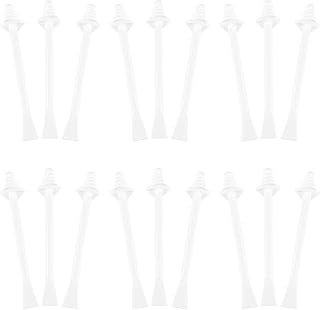 FOMIYES Bastões de cera de cabelo para nariz 20 peças, aplicadores de haste de cera, tiras de cera para cera de cera para limpeza Nasal de narina, pelos de nariz, pelos de orelha, remoção de pelos faciais de sobrancelha