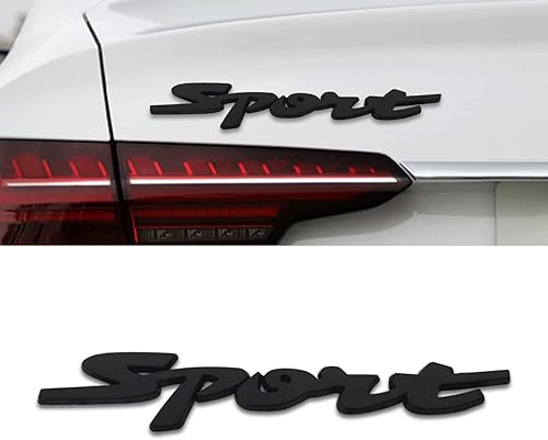 cueclue 1 calcomanía de metal 3D con logotipo deportivo, calcomanía de insignia para guardabarros trasero, accesorios de calcomanía para parachoques