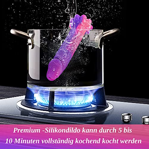 3teiliges realistisches Silikon-Saugnapf-Dildo-Set (klein,mittel,groß):Analplug-Trainingsset mit großer Größe,G-Punkt-Stimulation,Saugnapf-Spielzeug für Frauen,freihändiger Spaß,körpersicheres Silikon – Bild 6