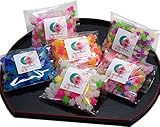 Konpeito Japanese Tiny Sugar Candy Crystal & Normal 100g (Assorted set of 6)