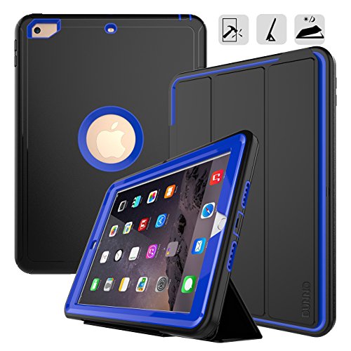 iPad 9.7 2017/2018 case - DUNNO Heavy Duty Full Body Rugged Protective Case