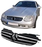 TOP Optik in Erstausrüster - Qualität ! Wichtig !! Der Grill wird einfach ohne zusätzliche Bohrungen an den originalen Befestigungspunkten angebaut. Absolut hochwertige und 100%tige Passgenauigkeit - der Mercedes-Stern in Chrom ist nicht mit dabei, kann aber einfach von dem alten Kühlergrill übernommen werden Absolut bestechende Optik !! Bei uns bekommen Sie auch LED Rückleuchten für den SLK R170