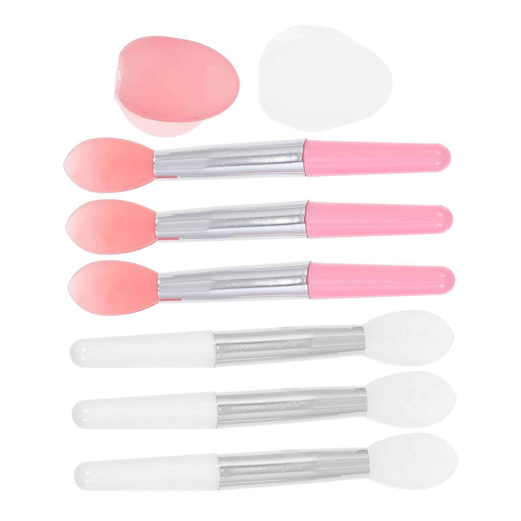PACKOVE 2Sets Lip Mask Applicator Tools Makeup Brush for Convenient Lip Treatment Lip Makeup Sticks with Gentle Heads for Fashion Lovers and present