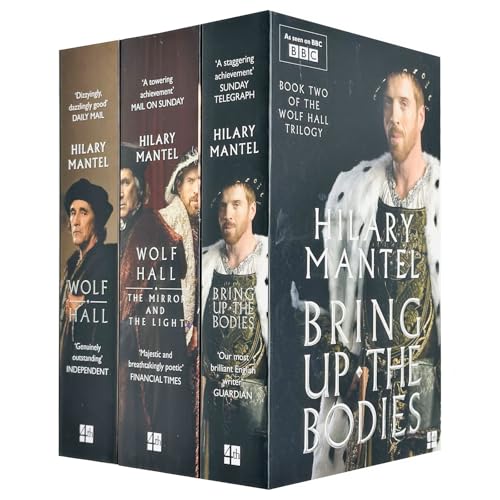 Wolf Hall Trilogy 3 Books Collection Set By Hilary Mantel (The Mirror and the Light [Hardcover], Wolf Hall, Bring Up the Bodies)