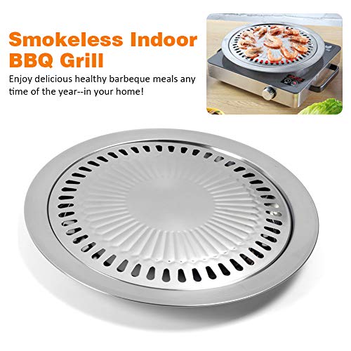 Sartén para barbacoa coreana de acero inoxidable 11.81 in miniatura 3