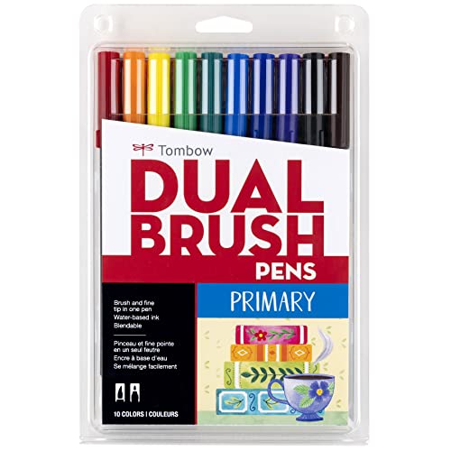 Tombow-56185-Markers-10-Pack-Blendable-x