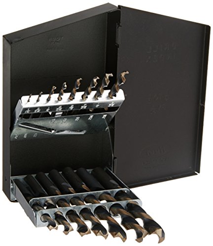 Neiko 10135B Industrial Grade Left Hand Drill Bit Set (15 Piece)