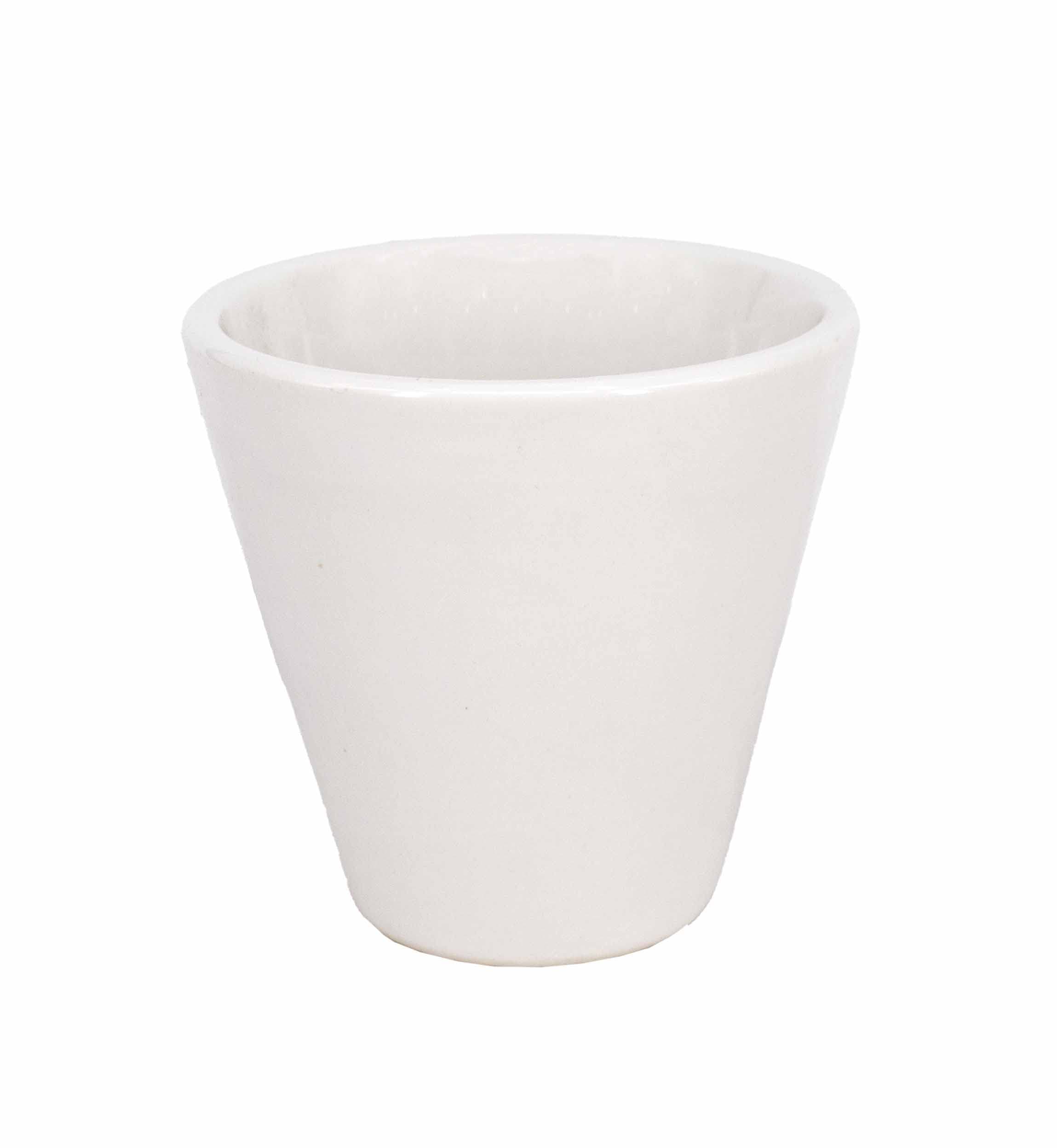 Premsons® Ceramic Smart Flower Pot for Office & Home Use - Pack of 1 (White) (B09PVF6JRD) Amazon Price History, Amazon Price Tracker