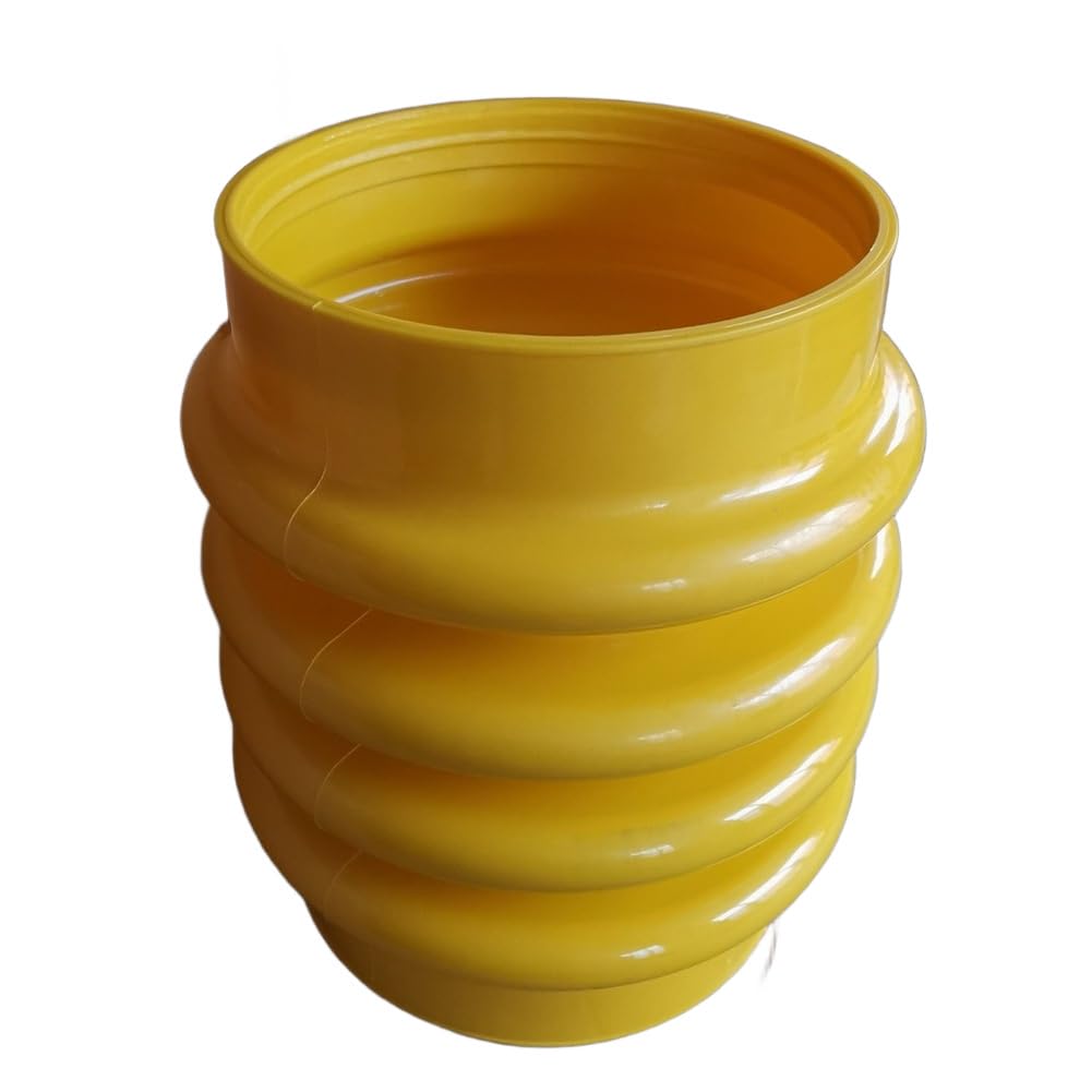 Bramón amarillo para Wacker BS600 BS700, ID 170 mm H 260 mm, soplador de hojas de color vibrante y accesorio de aspiradora para una fácil identificación
