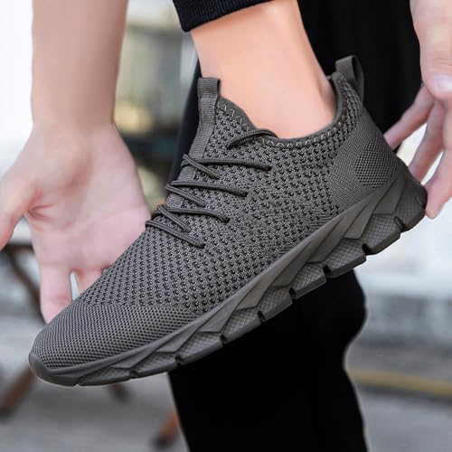 Image of ZGPWZWL Mens Running Shoes Fashion Sneakers Tennis Walking Casual Athletic Lightweight Breathable Workout Gym Comfortable Shoes