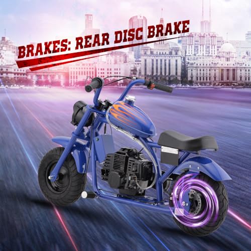 image for HOVER HEART Gas Mini Chopper Bike, DB004 Model 49.4 CC 2-Stroke Dirt B