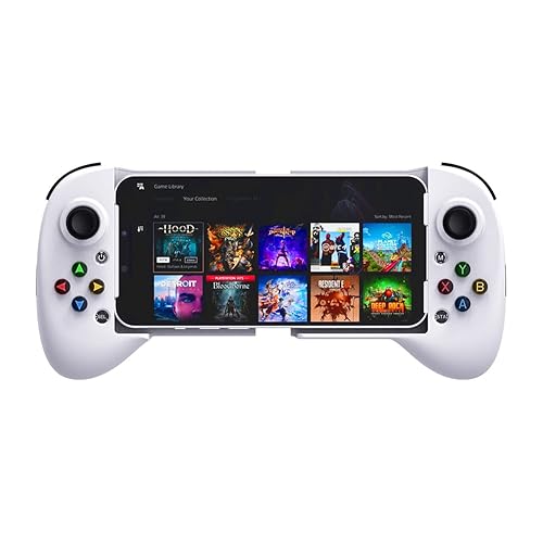 Miniatura 9 de ShanWan Mobile Game Controller for iphone/Android with PHONE CASE Support, Bluetooth Wireless Gamepad - PS Remote Play, Xbox Cloud, Steam Link,