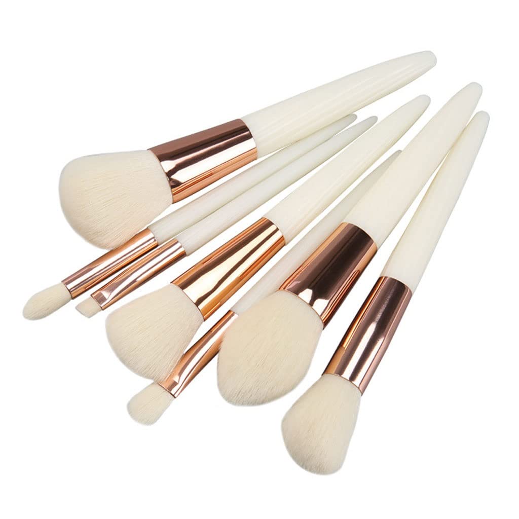 Ensemble de 7 pinceaux de pinceaux à Poudre Libre Outils de beauté Pinceaux de toilettage Ensemble de Maquillage Blush