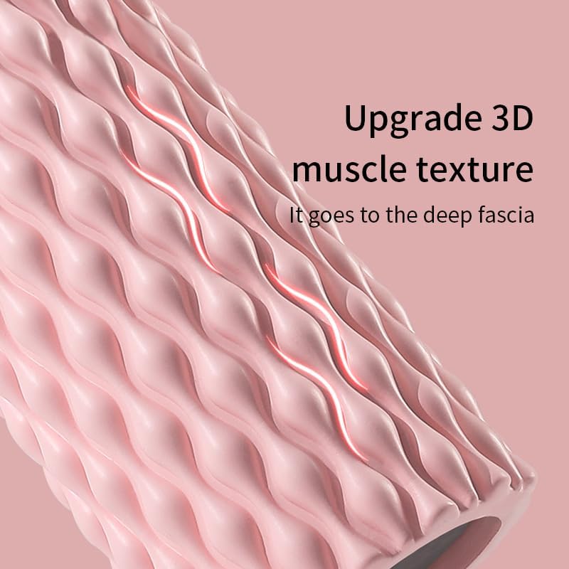 Miniatura 5 de 13" High Density Exercise Roller Foam, for Back Legs Calf, Hip, Low Back Textured Muscle Rollers Deep Tissue Small Roller for Physical Therapy,