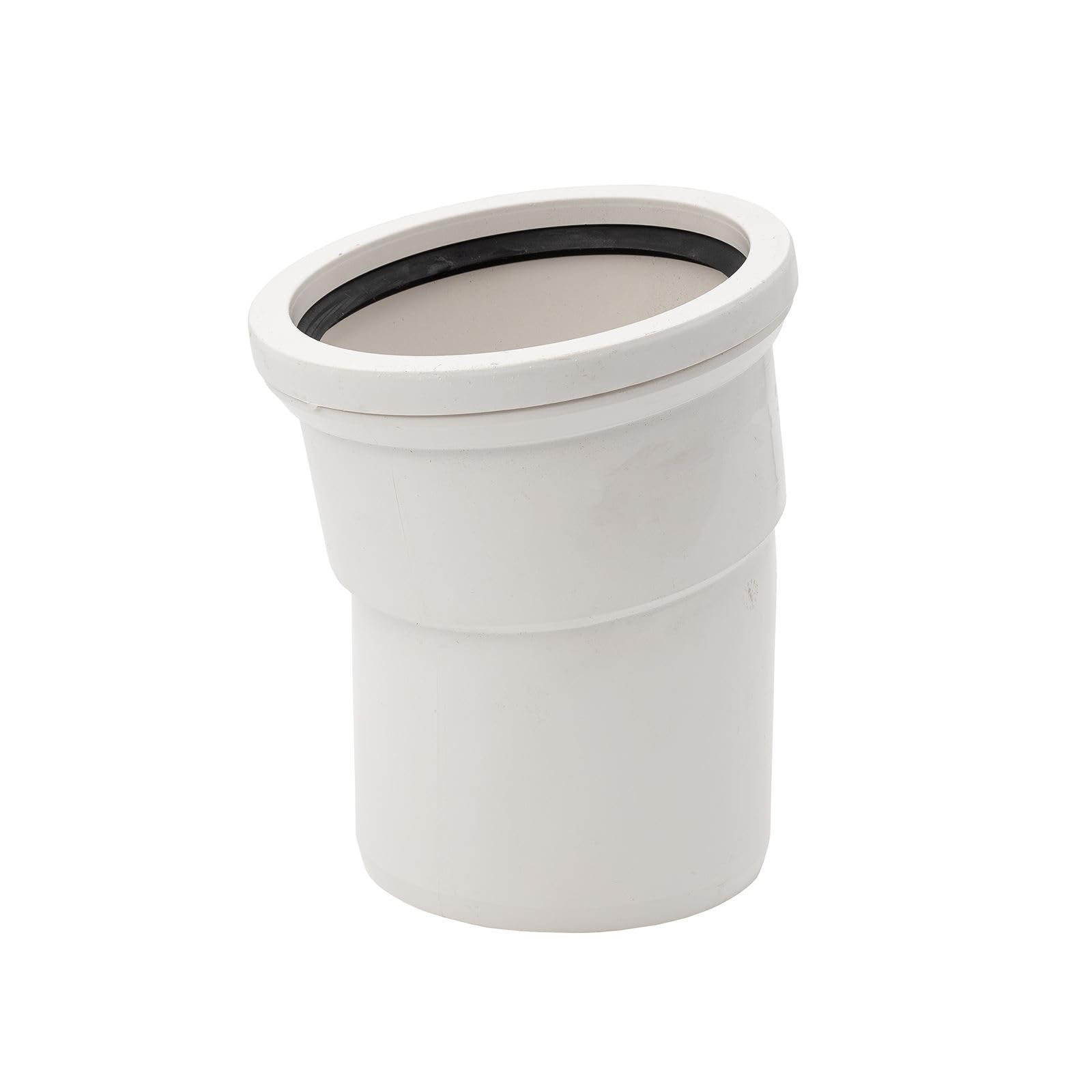 Kayflow 110mm Soil (S10)15 Deg Bend (Single Socket)White from B&Q