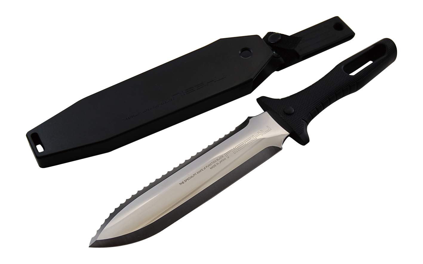 Nisaku Coltello da Scavo, Coltello da Giardino in Acciaio Inox Yamakatana 800 Made in Japan