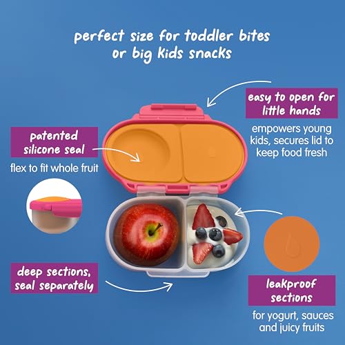 Image of b.box Snack Box, Snack Containers for Kids, Kids Lunch Box, Toddler Snacks