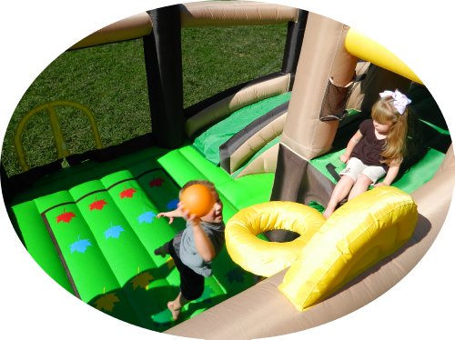 image for Island Hopper Fort All Sport Recreational Kids Bounce House with Fort 