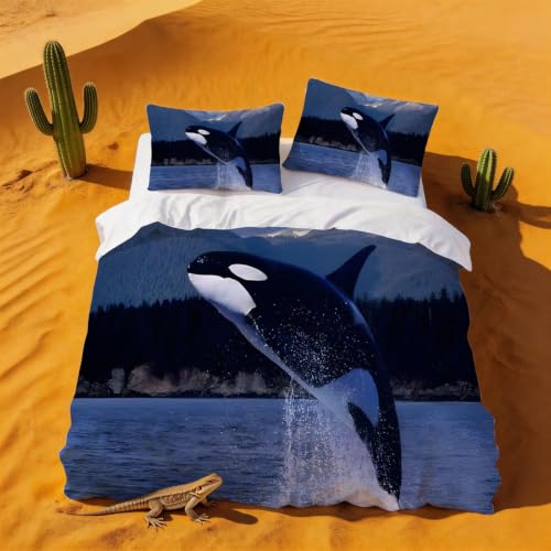 Housse de couette 240x260 grand format pour lit double confortable - 5
