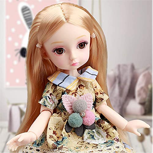 Little Bado Bjd Girl Doll 10 Inch Joints Diy Doll Clothes With Silky Hair And Makeup Face, Wearing Exquisite Clothes And Shoes, Great Gift For 3 Year-Olds Boys Girls Lucia #TOP5