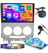 【8 core/6 + 128 GB】 Hikity Android autoradio voor Mazda 5 2007-2010 met draadloze carplay Android...