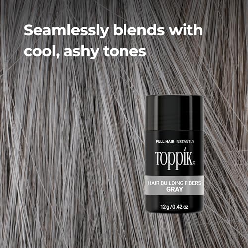 Image of Toppik Hair Building Fibers, Fill In Fine or Thinning Hair Instantly Thicker, Fuller Looking Hair 9 Shades,4 size options