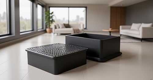 Miniatura 154 de Flyshop 8 tapas para patas de sillas de patio, de PVC, protectores de suelo cuadrados para patas de silla, fundas cuadradas para muebles, 3/4 PVC