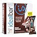IdealBar, Meal Replacement Bars, Double Chocolate, w/Hunger Blocker - 140 Calories, 6g Sugar, 10g Protein - 7 Bars