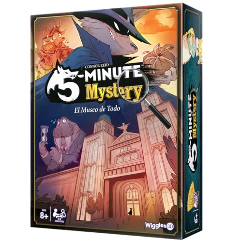3D Wiggles 5 Minute Mystery Brettspiel in Spanisch