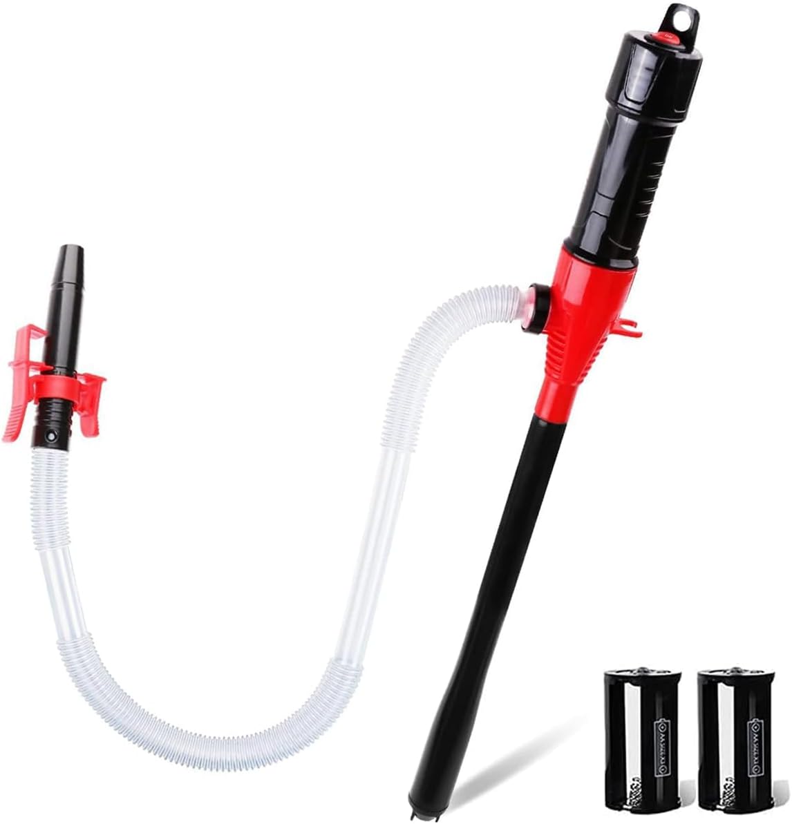 SEDY Electric Hand Pump, Portable Battery Powered Transfer Pump, Multi-Use Siphon Liquid Extractor for Gasoline, Diesel, Fuel, and Water Transfer