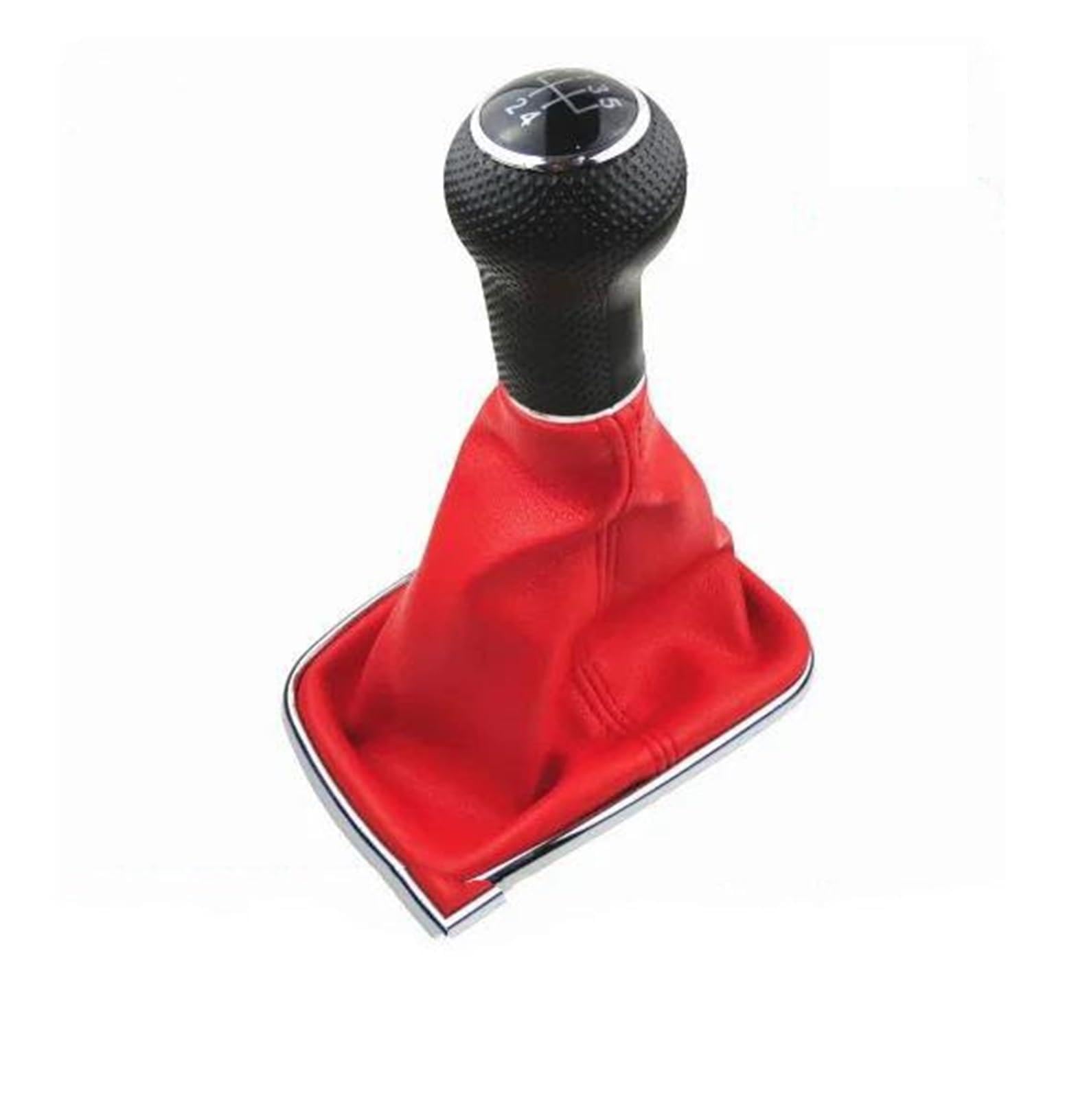 WLNWERDPKK Gear Shift Knob 1PCS for Golf 4 IV MK4 GTI R32 for Bora for Jetta MT 5 6 Speed Gear Shift Knob Lever Shifter Gaitor Boot Stick Knob(5 Speed)