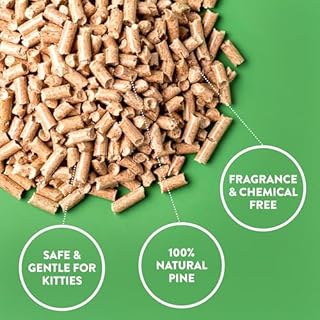 Feline Pine Platinum Non-Clumping Cat Litter, Feline Pine Cat Litter 18lb