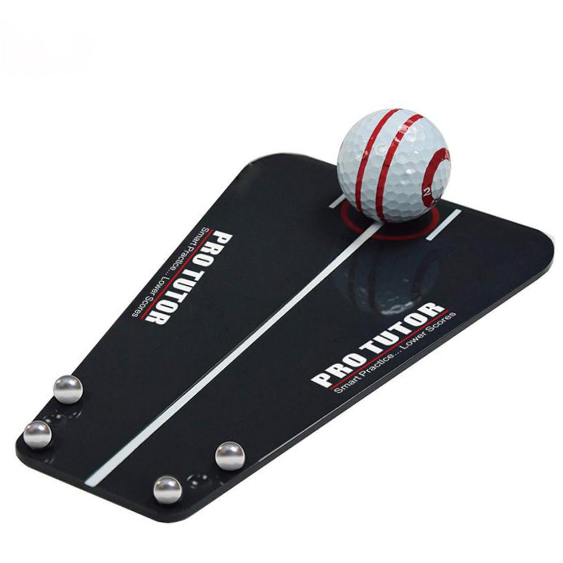 Ayuda para Putting de Golf, alineación de Entrenamiento, Tutor Putter, Espejo portátil, Accesorios para Juegos de Golf