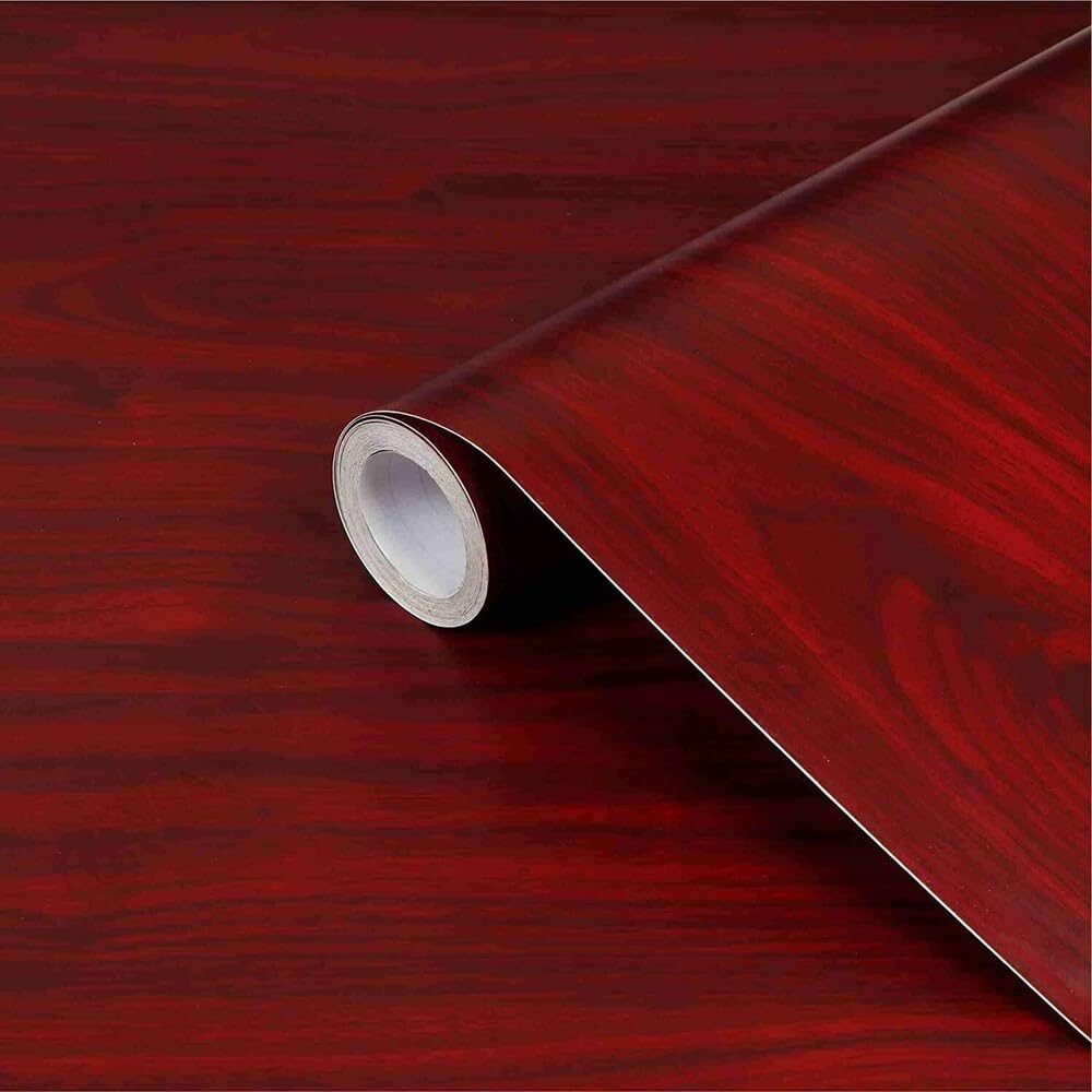 Wollzo Self Adhesive Wood Grain Wallpaper Waterproof Old Furniture Vinyl Stickers Wooden Door Wardrobe (45 x 500 cm) (B08NPYNF17) Amazon Price History, Amazon Price Tracker