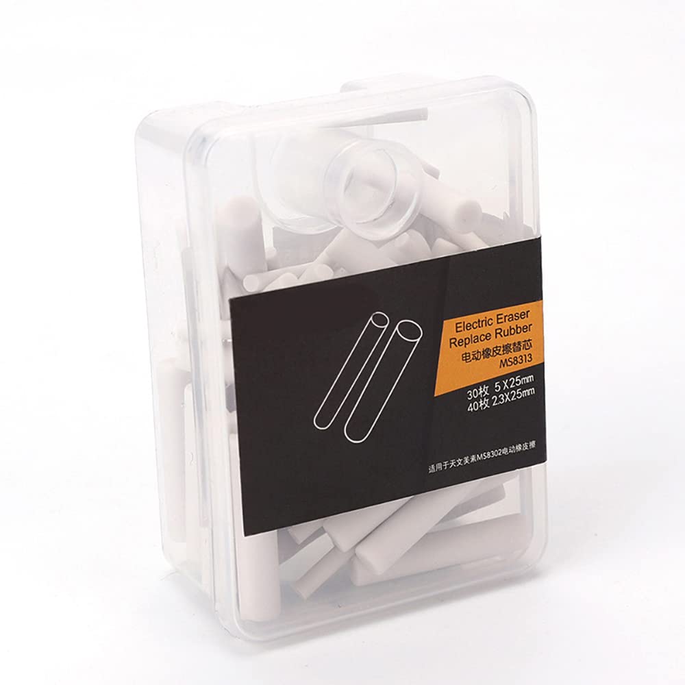 VOANZO 1 Box Electric Eraser Replacement White Easer Refills for Drawing Sketching Drafting - Image 2