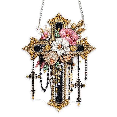 Décoration murale maison en strass 5D avec suspension pour adultes