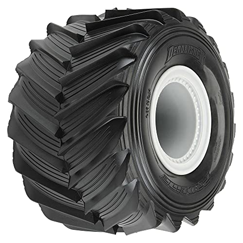 Pro-line Racing 1/10 Demolisher F/R 2.6"/3.5" MTD Gray Whls LMT, PRO1018715
