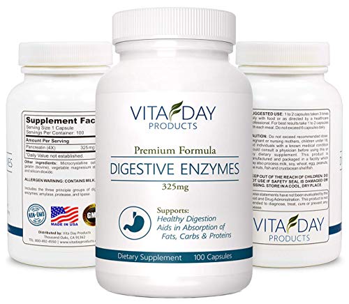 Best premium pure digestive enzymes supplement - pancreatic enzym…