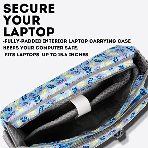 Image of J World New York Thomas Laptop Messenger Bag for Women & Men. Kids Computer Bookbag